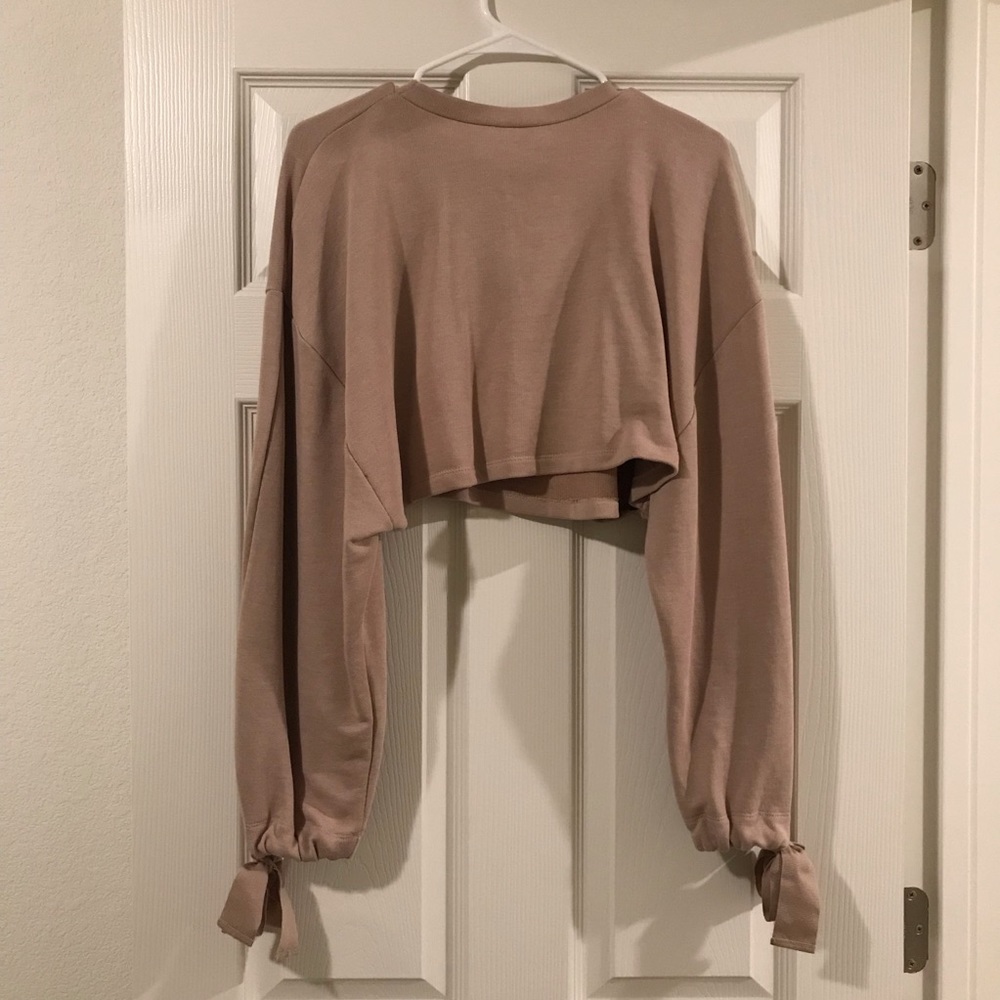 Zara Blush Cropped Sweater
